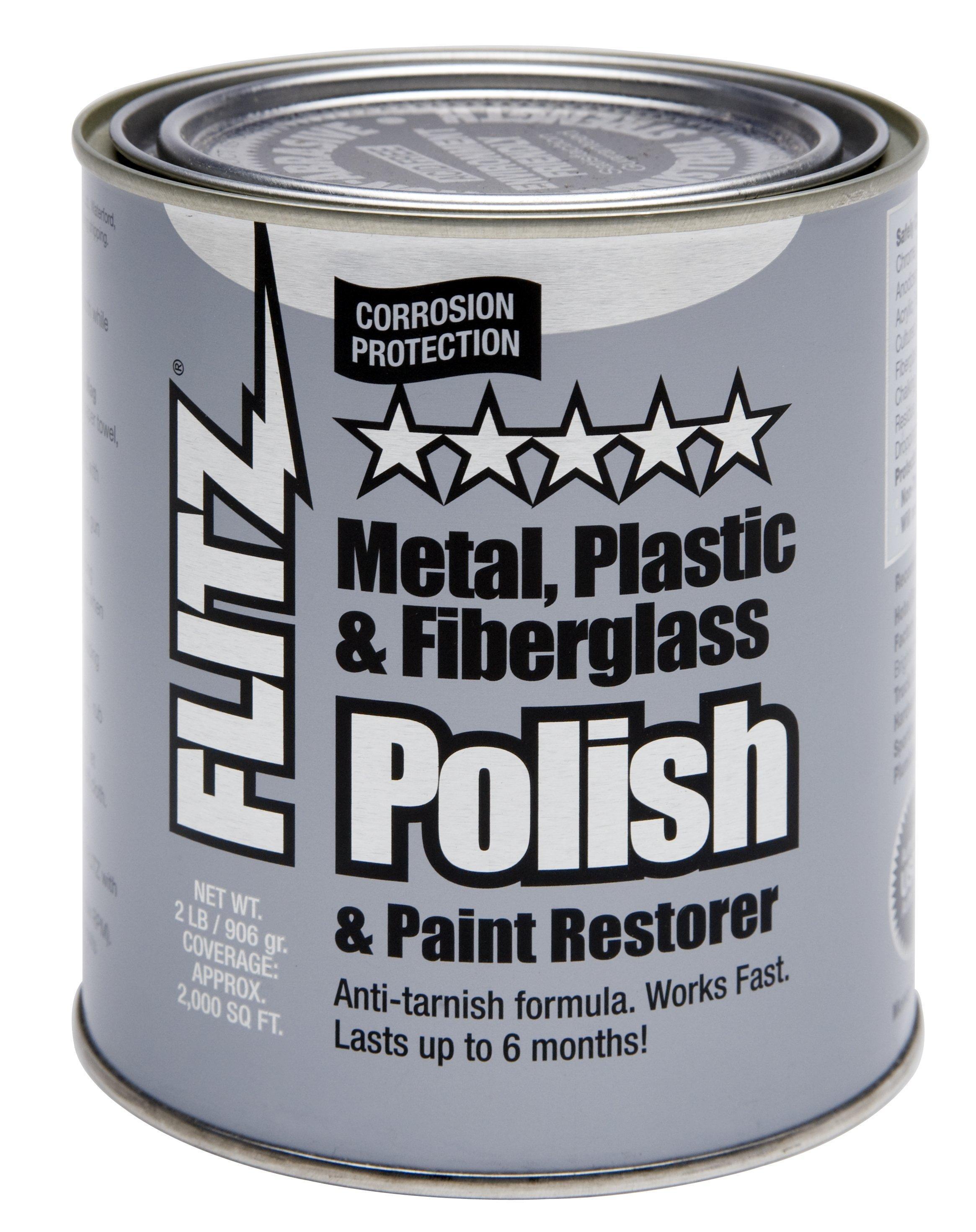 Flitz CA035186 Polish Paste for Metal/ Fiberglass/ Plastic/ Paint 2 lb.-img-0