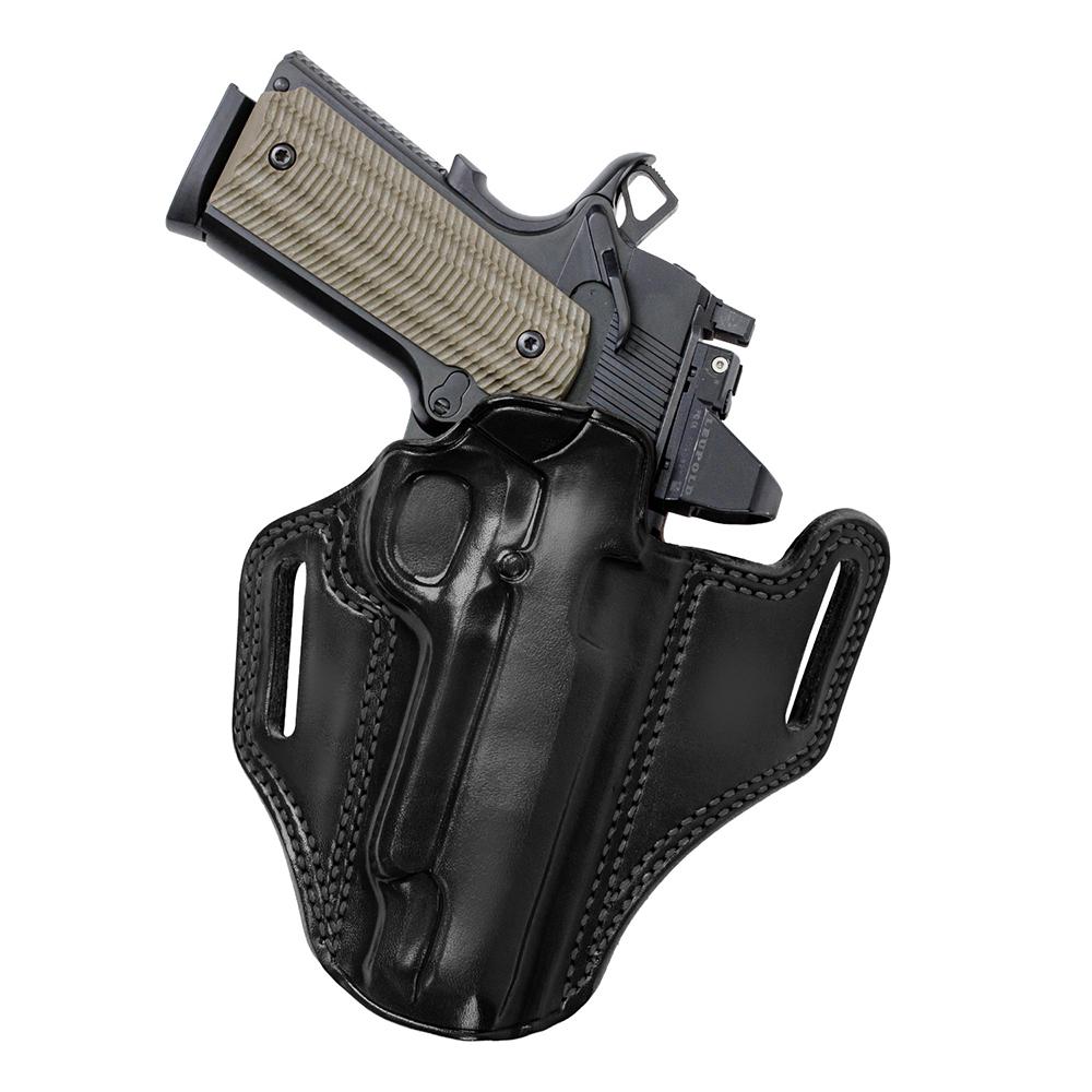 Galco Combat Master 2.0 Belt Holster for Glock 43/43X with or Without Red Dot Black LH
