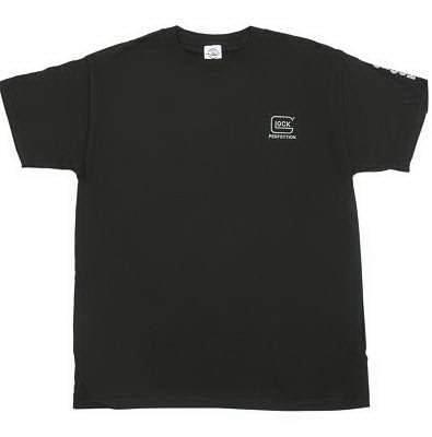Glock Factory T-Shirt Black with Silver Logo - Xtra-img-0