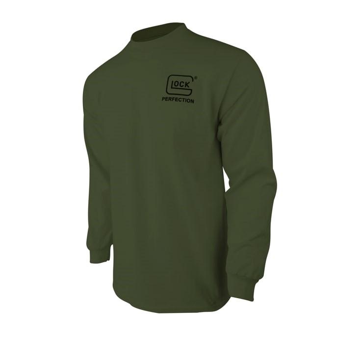 Glock Born in Austria Long Sleeve Shirt Military Green M