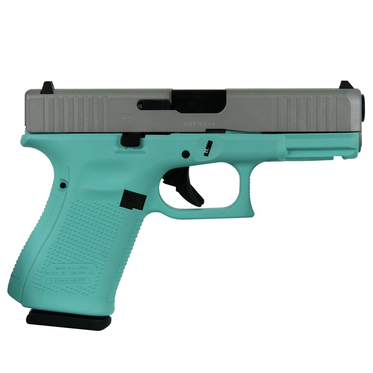 Glock PA195S203 19 Gen 5 9mm Robin's Egg Blue 15-Rd 4.02" Barrel Handgun