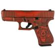 GLOCK G19 GEN5 9MM FXD W/FRONT SERRATIONS 15RD-Texas Orange