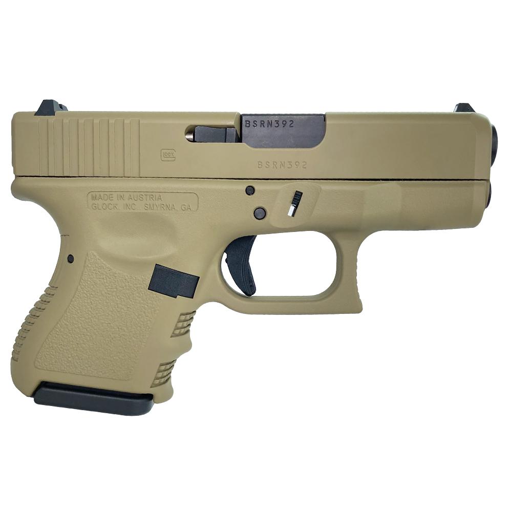 Glock PI2750201 Gen 3 FDE .40 S&W Subcompact Handgun 9rd 3.4" Barrel