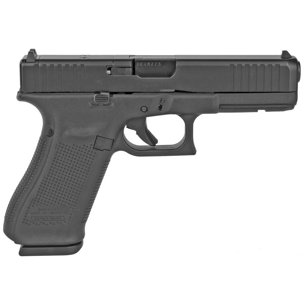 Glock PR17555FS 17 Gen 5 9mm Handgun, 17+1, 4.49" Barrel, Black