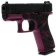 GLOCK 43X MOS FXD 5.5lb w/front rails-ENGRAVED FRAME ONLY PAISLEY-BLACK CHE