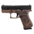 GLOCK 43X MOS FXD 5.5lb w/front rails-ENGRAVED COUNTRY BOURBON CERAKOTE