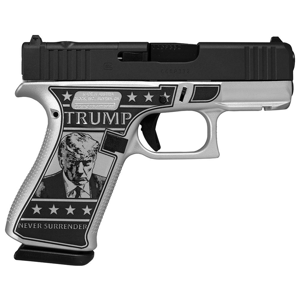 Glock 43x MOS "Trump 2024 Mug Shot" 9mm 10rd(2) 3.41" FR PX4350201FRMOSMS-img-0