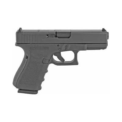 Glock UG1950201MOS 19 Gen 4 MOS 9mm 10+1 4" Barrel Black Handgun