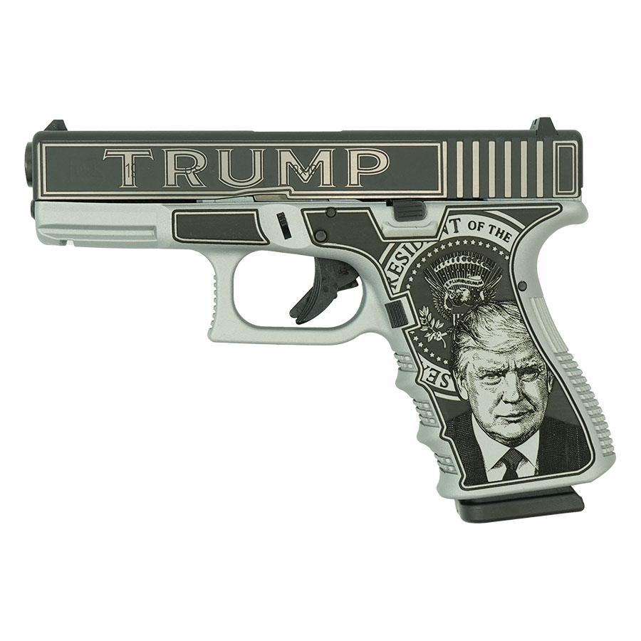 Glock 19 Gen3 "Trump 2024 Take America Back" 9mm 15rd(2) 4" UI1950203TTAB-img-0