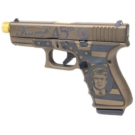 Glock 19 Gen 3 Custom "Trump Edition" Compact 9mm 15/rd Mag UI19502T-img-0