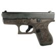 G42 SUB CMPCT .380ACP 3.2" 2/6RD MAG USA-Elephant Engraving Vortex Bronze