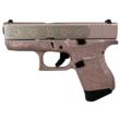 G43 SUB COMPACT 9MM 3.4" 2/6RD CUSTOM ENGRAVED GLOCK & ROSES