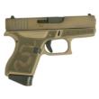 Glock 43 Custom "Revolution Engraved" Colonial Brown 9mm Subcompact Handgun