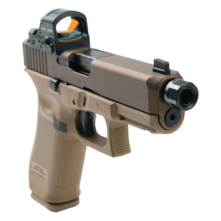 GLOCK 19X HUSH Slide Lock Holosun 407c 9mm 17rd Threaded Brl OR