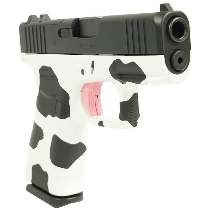 Glock 43X Cow Hydro Dipped Custom 9mm 3.41" 10-Rd Slim Carry Pistol