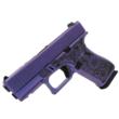 GLOCK 43X FS 9MM W/FRNT RAILS Frame & Slide Engrved Mandala w/Purple Pearl