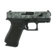 Glock G43x Custom Silver Marble Slide 9mm Handgun