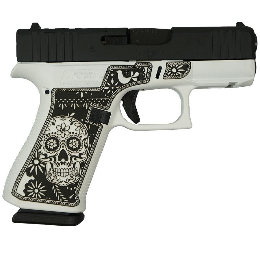 Glock UX4350201FR 43X 9mm Sugar Skull 10rd 3.4" Barrel RMR Optic Cut