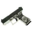 GLOCK 43X FS 9MM W/FRONT RAILS USA Sugar Skull Black & White