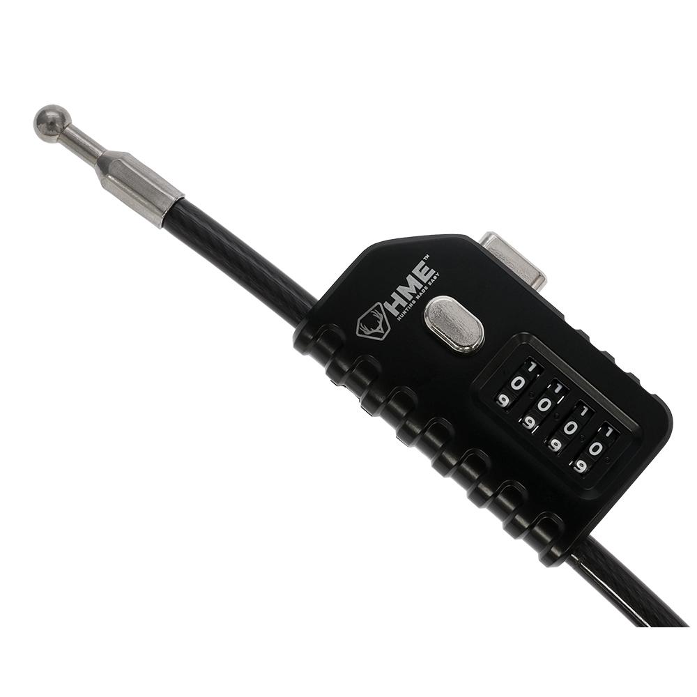 HME HME-TCCL Combination Cable Lock, Durable Security Lock