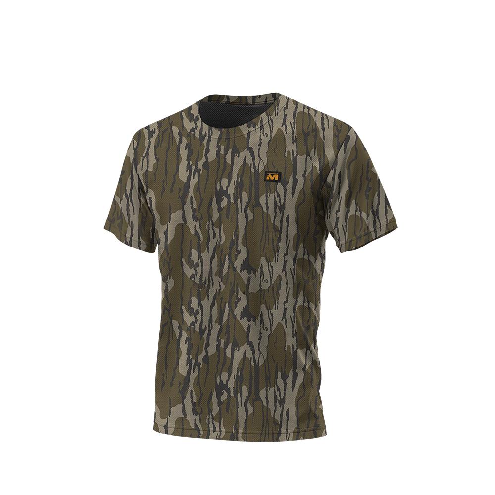 Muddy DV8 Ambush Lightweight Short Sleeve Shirt Mossy Oak Bottomland S - GSM Outdoors