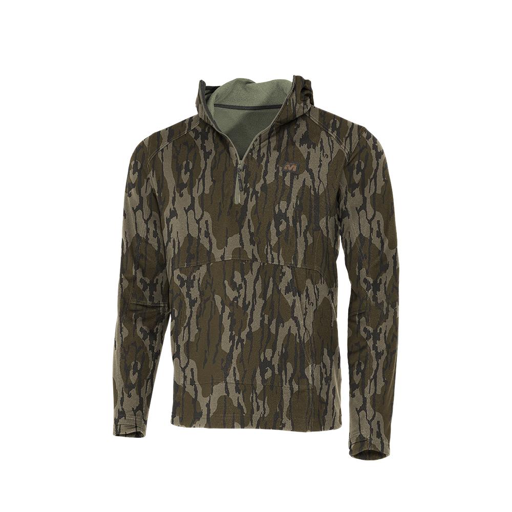 Muddy DV8 Quest Midweight Quarter Zip Hoodie Mossy Oak Bottomland XL