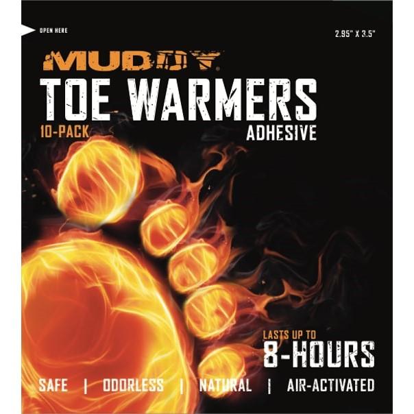 Muddy Disposable Toe Warmers With Adhesive 10/ct