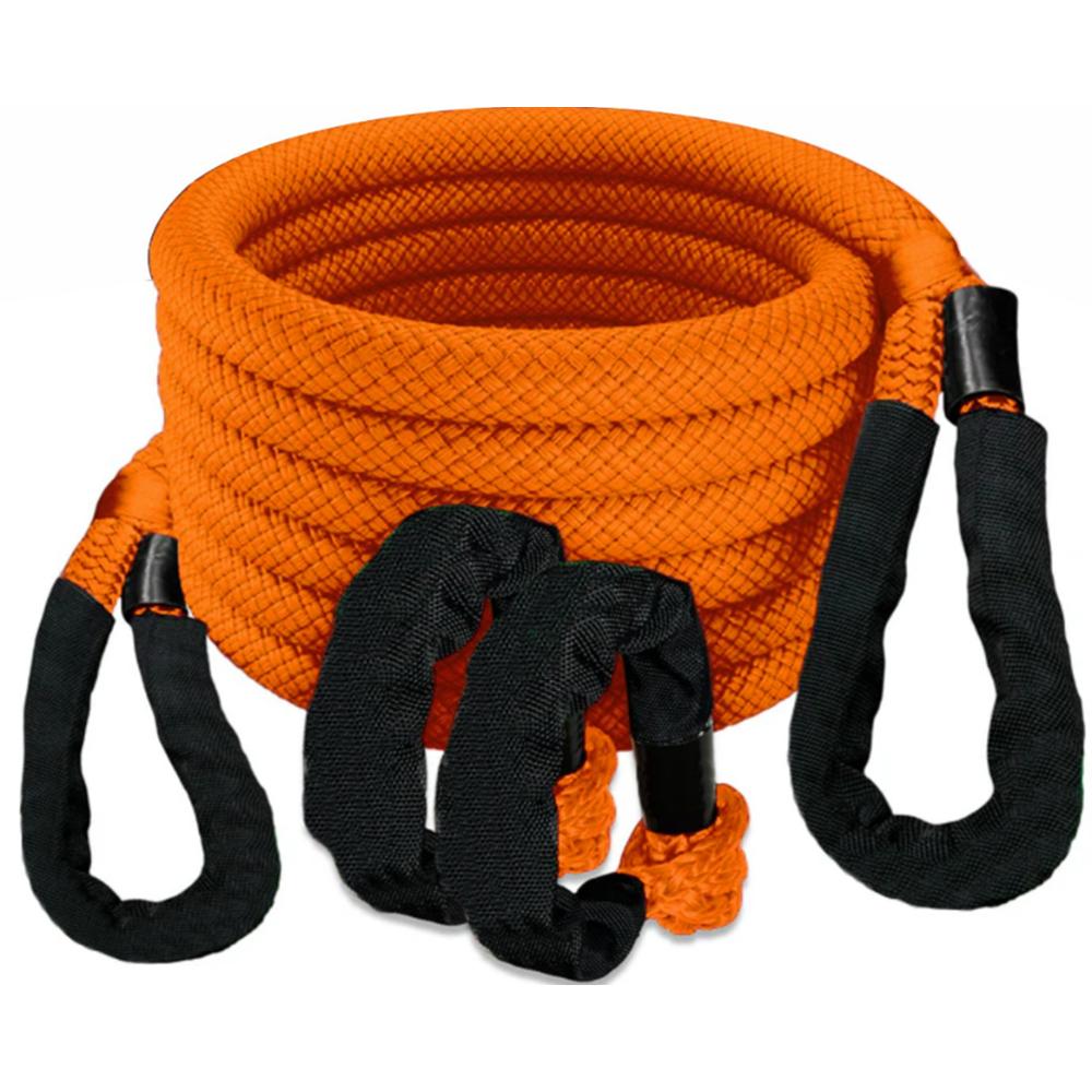 Gsm Muddy Kinetic Recovery Rope Kit Orange 30 ft