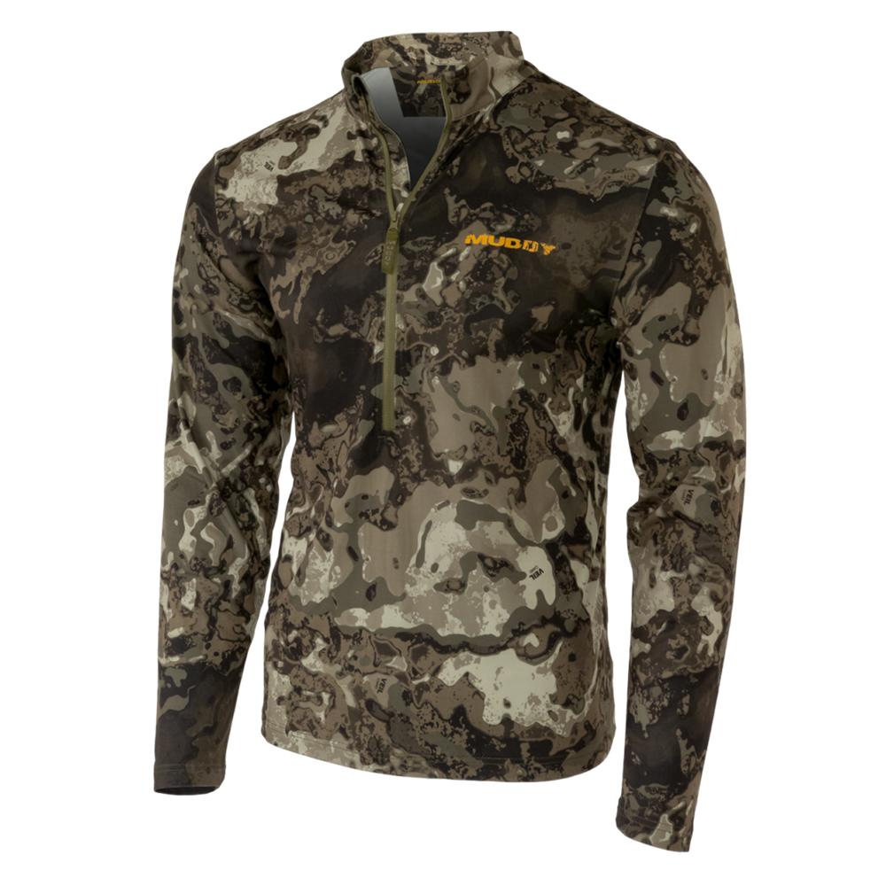 Muddy MUD-LW-QZ-VCG-3X Lightweight Quarter Zip Shirt Veil Canyon Grey 3XL