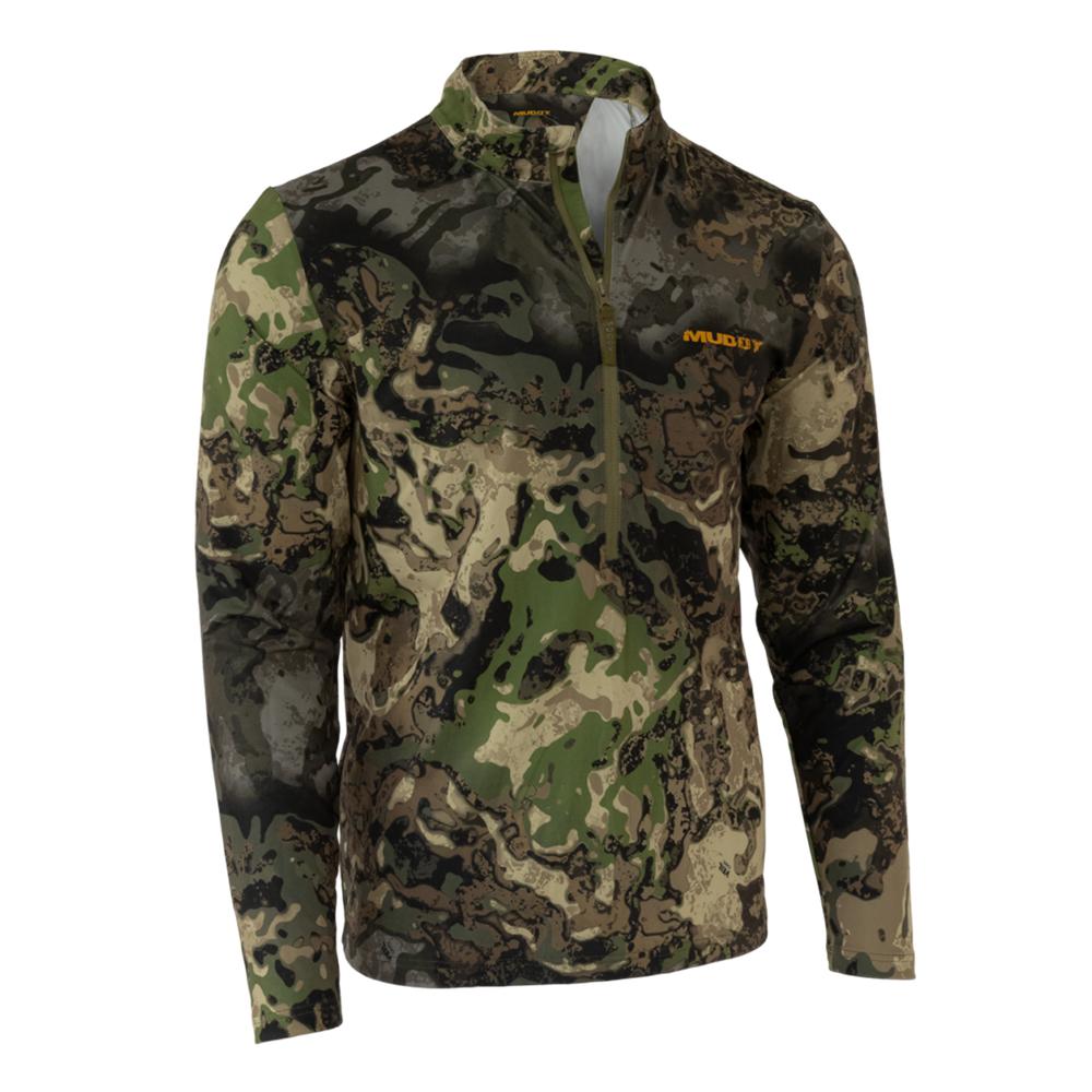 Muddy MUD-LW-QZ-VCH-L Lightweight Quarter Zip Shirt Veil Canyon L