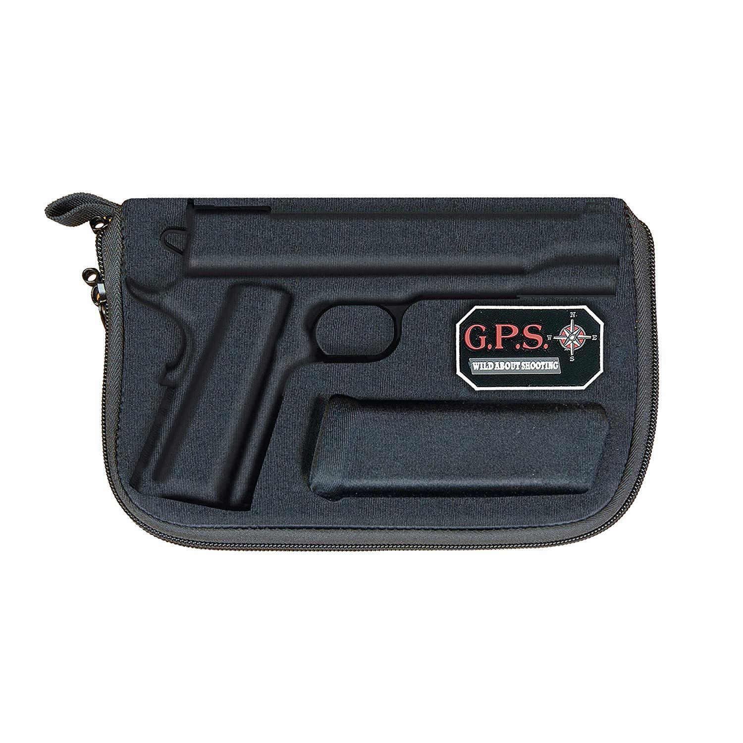 G-Outdoors Compression Molded Pistol Case for 1911 size Pistols - Black-img-1