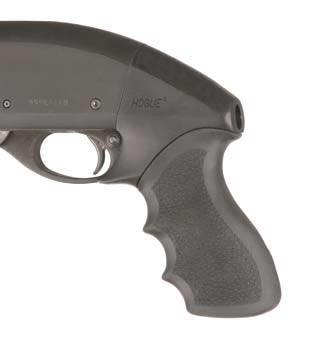 Hogue Overmolded Tamer Pistol Grip for Mossberg 500 12 Gauge Black Rubber-img-0