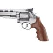 HOGUE WOOD GRIP S&W K&L FRAME SQ BUTT W/FINGER GROVES