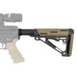 HOGUE AR15 RUBBER OVERMOLD 6-POS MILLSPEC BUTTSTOCK COMPLETE KIT FDE