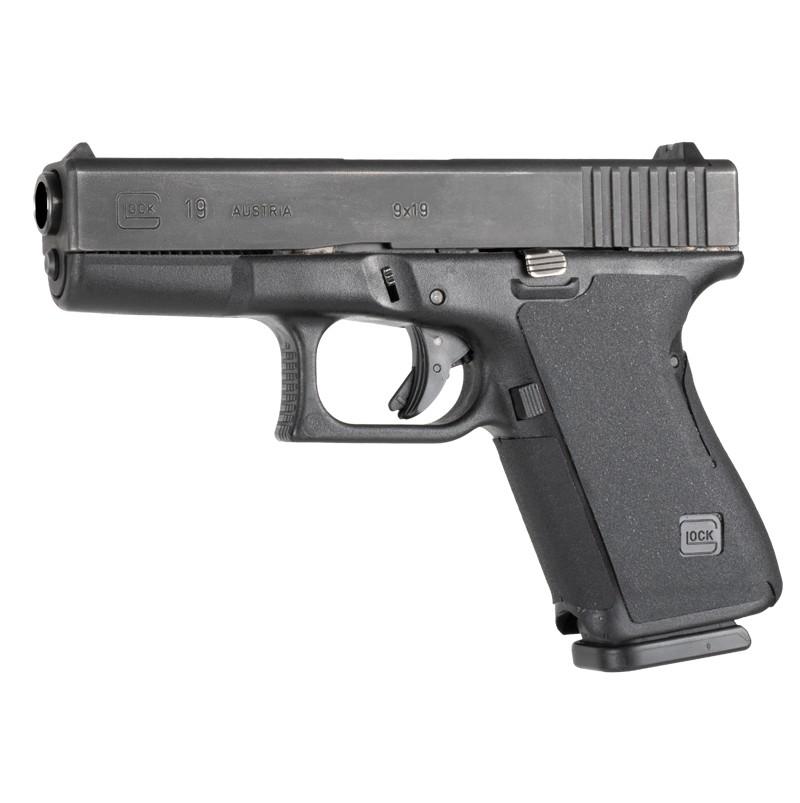 Hogue Wrapter Rubber Adhesive Grip for Glock Gen 1-2 Models 192332 - Black-img-1