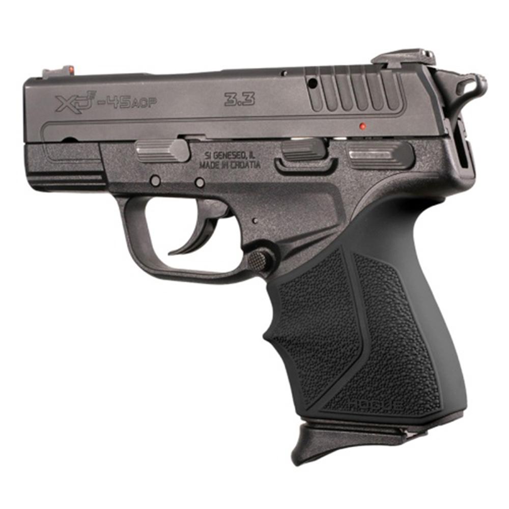 Hogue 17310 HandAll Beavertail Grip Sleeve Black for Springfield XD-E