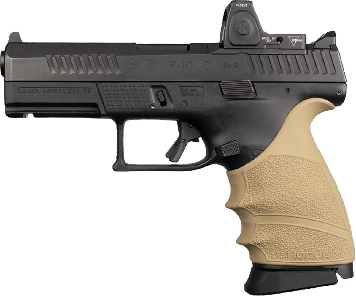 Hogue HandAll Beavertail Grip Sleeve CZ P-10 Compact 9mm --img-0