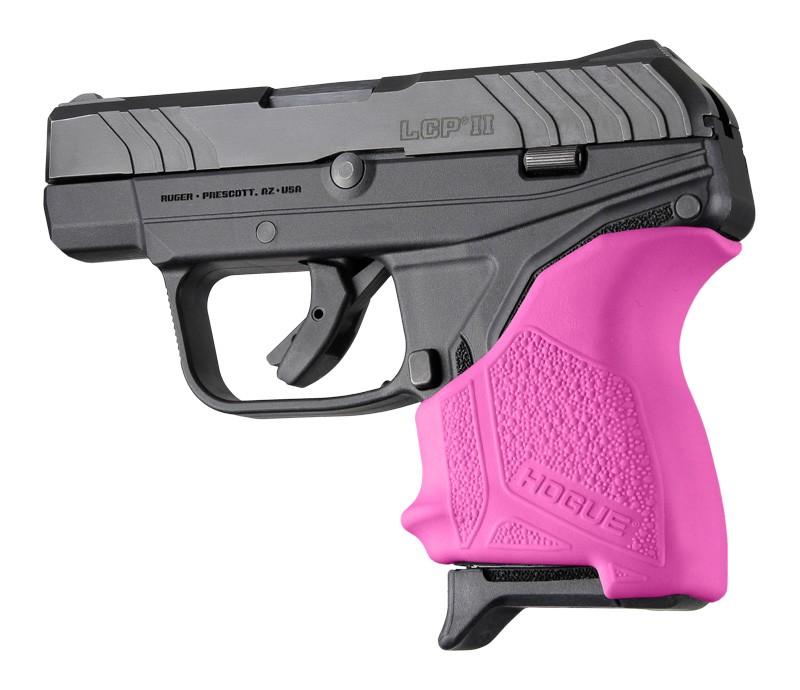 Hogue 18127 HandAll Beavertail Grip Sleeve Ruger LCP II Pink-img-0