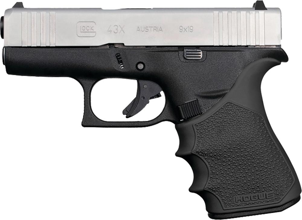 Hogue HandAll Beavertail Grip Sleeve Glock 43X 48 - Black