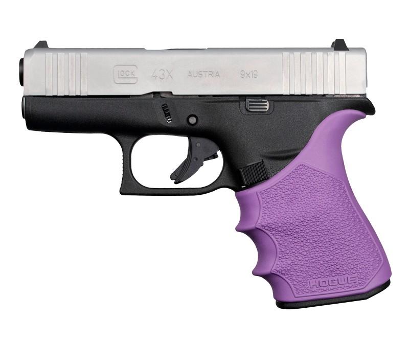 Hogue HandAll Beavertail Grip Sleeve Glock 43X 48 - Purple-img-1
