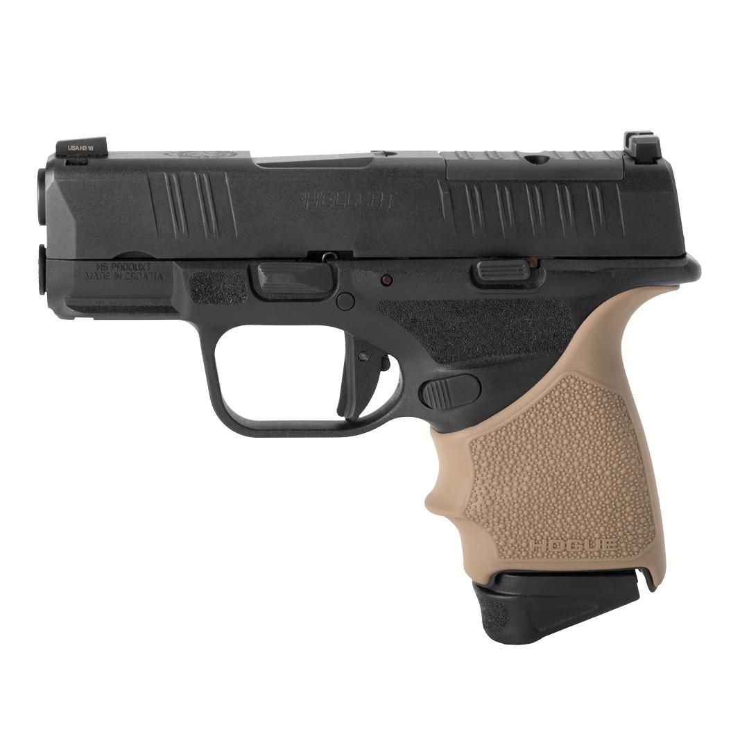 Hogue HandAll Beavertail Grip Sleeve FDE Springfield Hellcat
