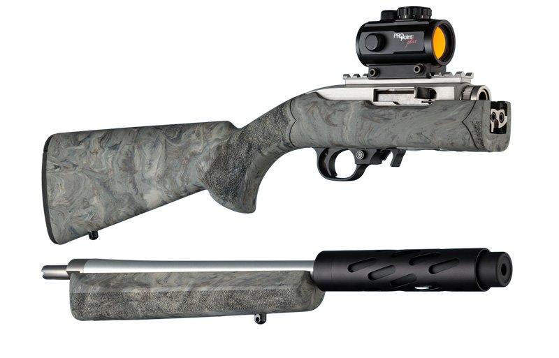 Hogue Ruger 10-22 Takedown Rubber Stock Standard Barrel Ghillie Green