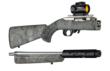 HOGUE RUGER 10/22 STOCK OVERMOLD Takedown Standard Barrel Ghillie Green