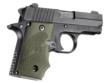 HOGUE RUBBER GRIP SIG P238 W/Finger Grooves OD Green