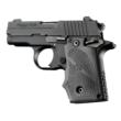 HOGUE RUBBER GRIP SIG P238 W/Finger Grooves Slate Grey