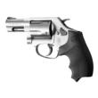 S&W J Frm Rd Butt Cent/Metal Bdygrd Rbr Bantam Style Clsd Bckstrp Grip Blk