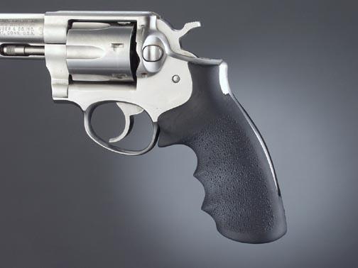 Hogue 88000 Monogrip Ruger Speed Six Rubber Grip Black
