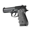 HOGUE RUBBER GRIP BERETTA 92'S W/FINGER GROOVES Slate Grey