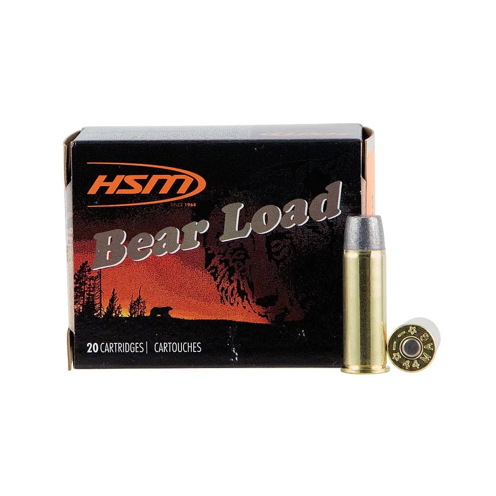 HSM Bear Load Hard Cast Handgun Ammunition 44 Rem-img-0