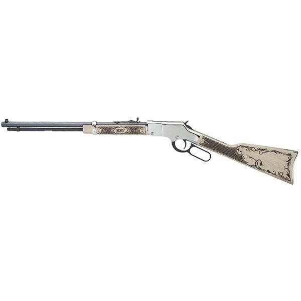 Henry Golden Boy Silver American Eagle Rifle 22 S/L/LR Rifle 16rd LR/21rd S Magazine 20" Barrel Walnut .22 LR